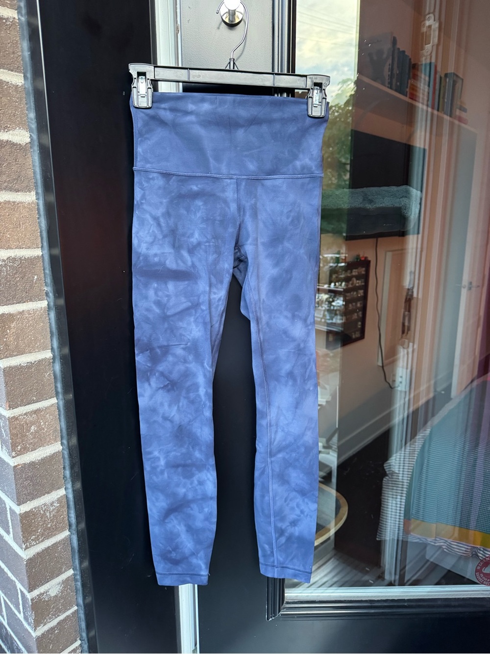 Lululemon Wunder Train High-Rise Leggings Blue Tie Dye Size 4